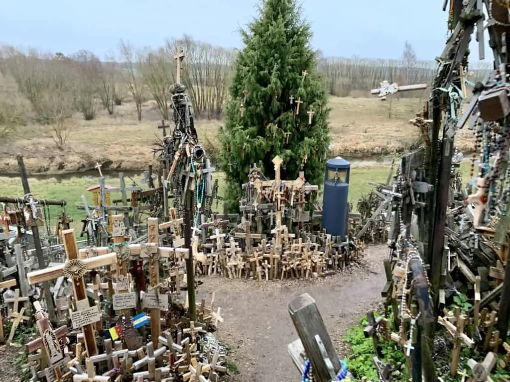 Explore the hill of crosses - Path of crosses